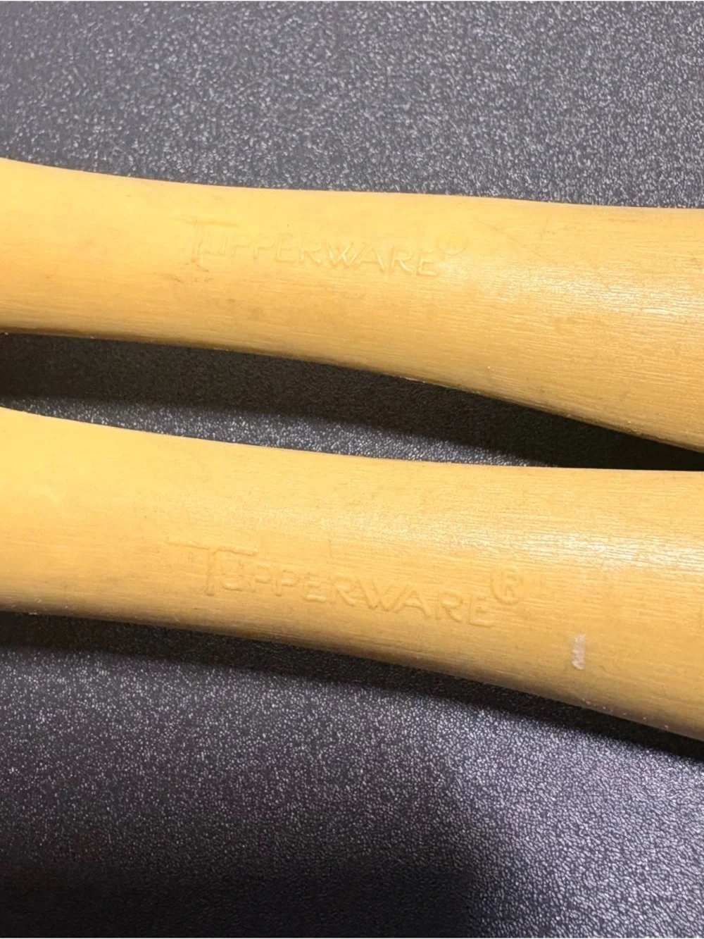 Vintage Tupperware utensils‎ Salad Servers with baller & 🍊 peeler